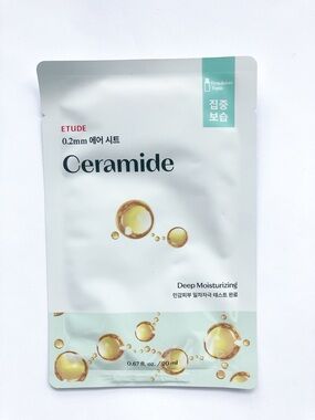 5/$20 Etude House Ceramide Deep Moisturizing Sheet Mask